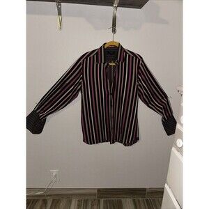 TED BAKER London Long Sleeve Button Dress Shirt Sz M Requires Cufflinks